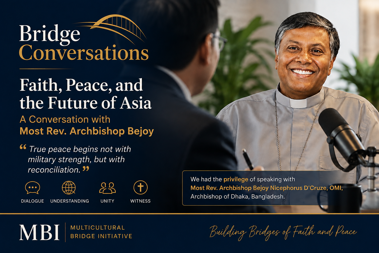 Bridge Conversations — Faith, Peace, and the Future of Asia